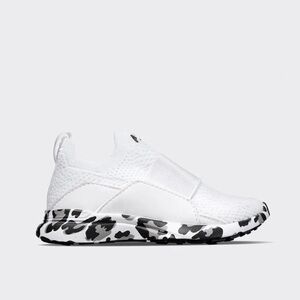 APL Techloom Bliss Kids White with Leopard bottom Slip-On Sneakers like NEW